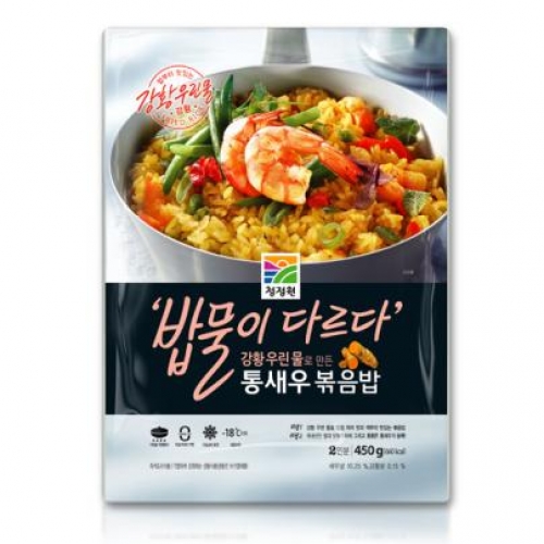 (냉동)청정원 강황 통새우 볶음밥 450g(2인분) /냉동밥