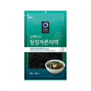 청정원 남해안산 청정 자른 미역 50G(지퍼)(20인분)