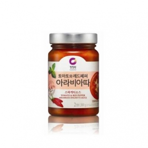 [청정원/소용량]토마토와 레드페퍼 아라비아따 스파게티소스 300g (2인분)