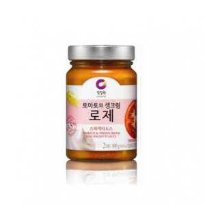 [청정원/소용량]토마토와 생크림 로제스파게티소스 300g (2인분)