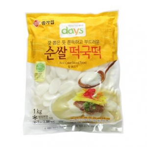 종가집 데이즈 순쌀 떡국떡 1kg(6~7인분)