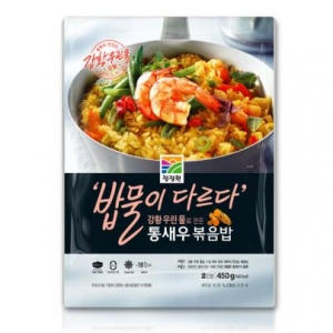 (냉동)청정원 강황 통새우 볶음밥 450g(2인분) /냉동밥